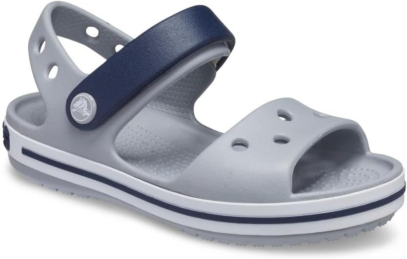 image:imageCrocs Kids Crocband SandalsLight GreyNavy