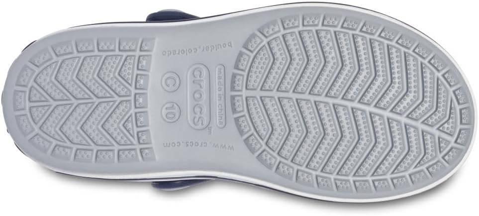image:imageCrocs Kids Crocband SandalsLight GreyNavy