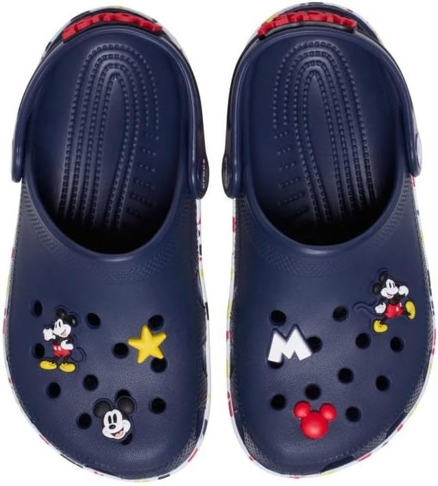 image:imageCrocs Kids Disney Mickey Minnie Mouse Clogs ToddlerNavyMickey Jibbitz