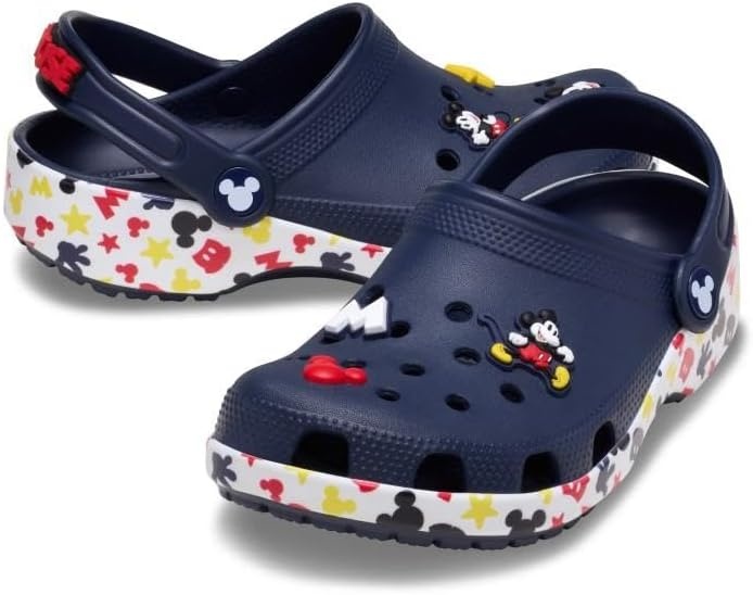 image:imageCrocs Kids Disney Mickey Minnie Mouse Clogs ToddlerNavyMickey Jibbitz