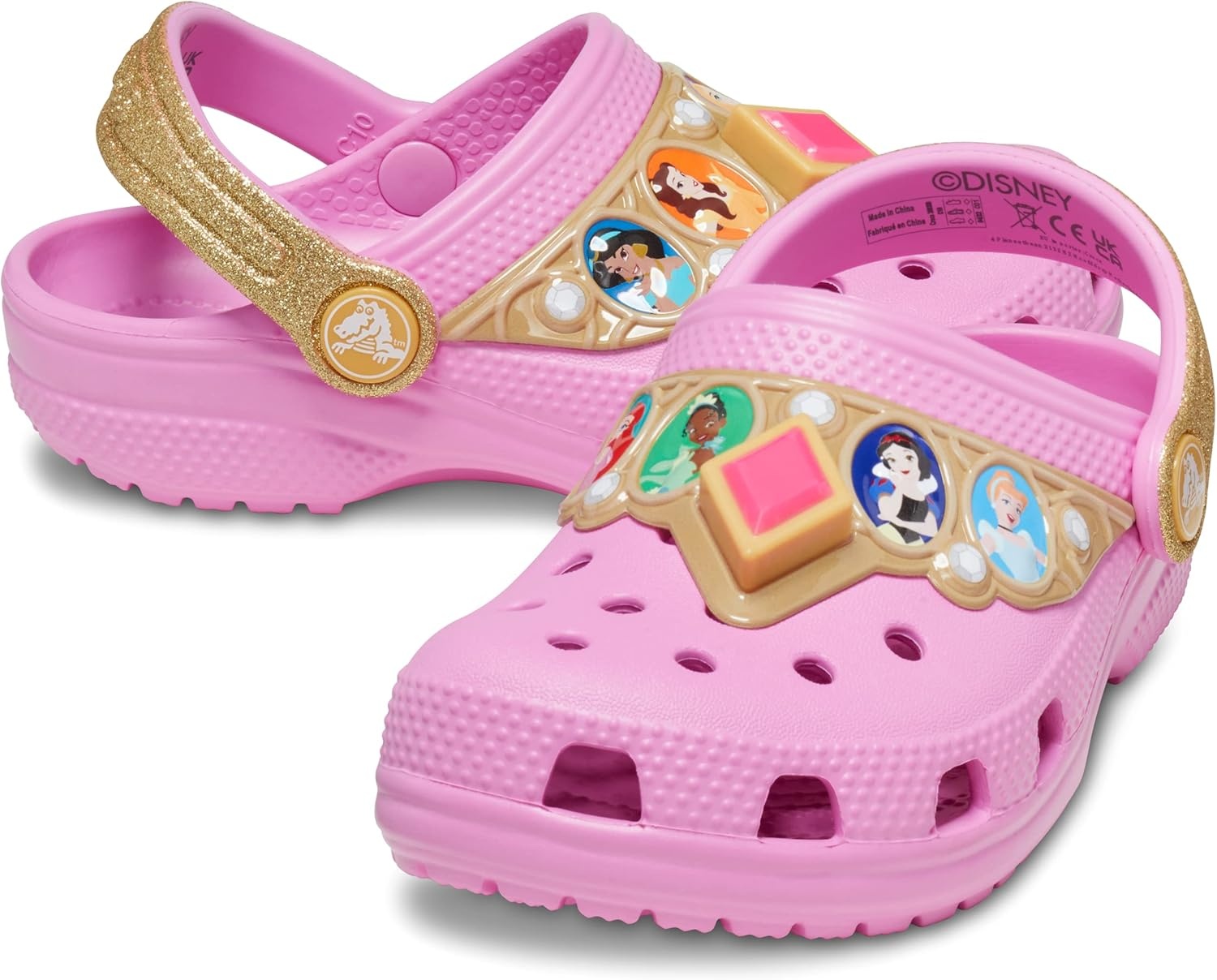 image:imageCrocs Kids Disney Princess Light Up ClogsTaffy Pink