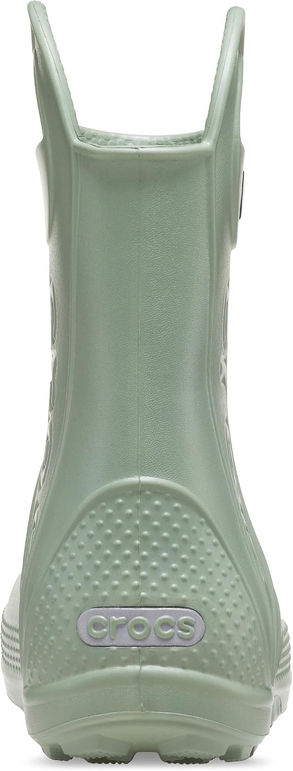 image:imageCrocs Kids Handle It Rain Boots Waterproof Slip On Shoes Kids Rain BootsMoss