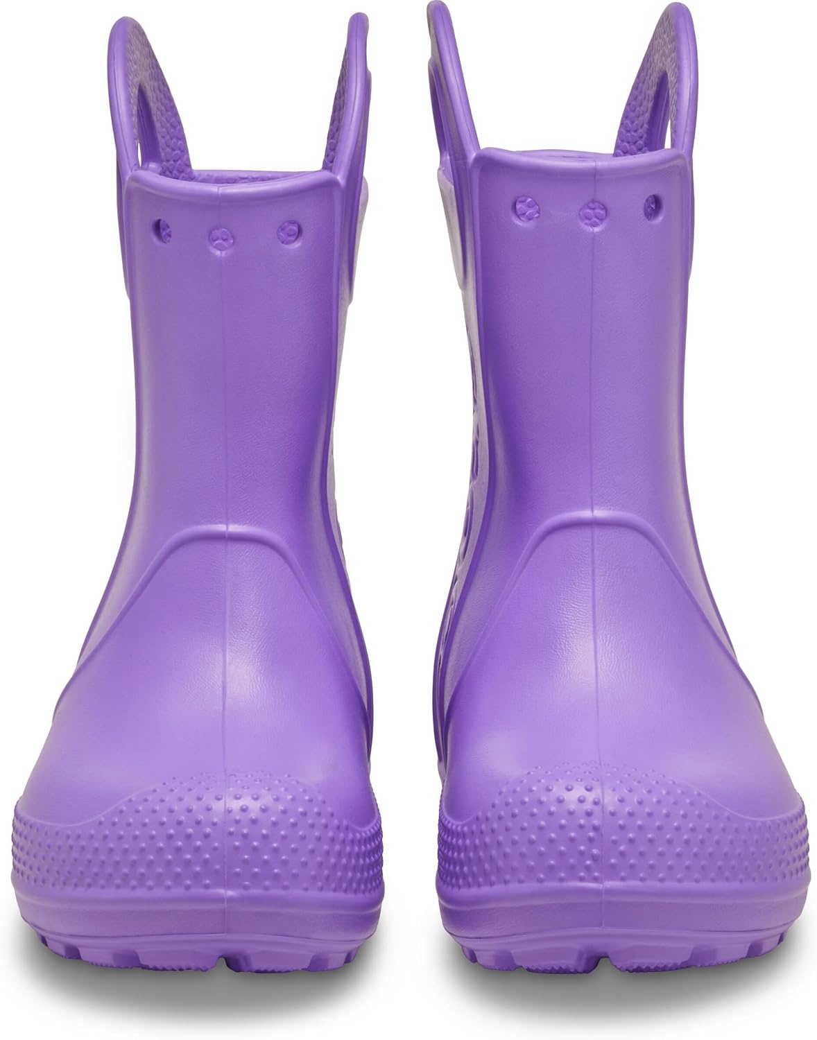 image:imageCrocs Kids Handle It Rain Boots Waterproof Slip On Shoes Kids Rain BootsPurple Pulse