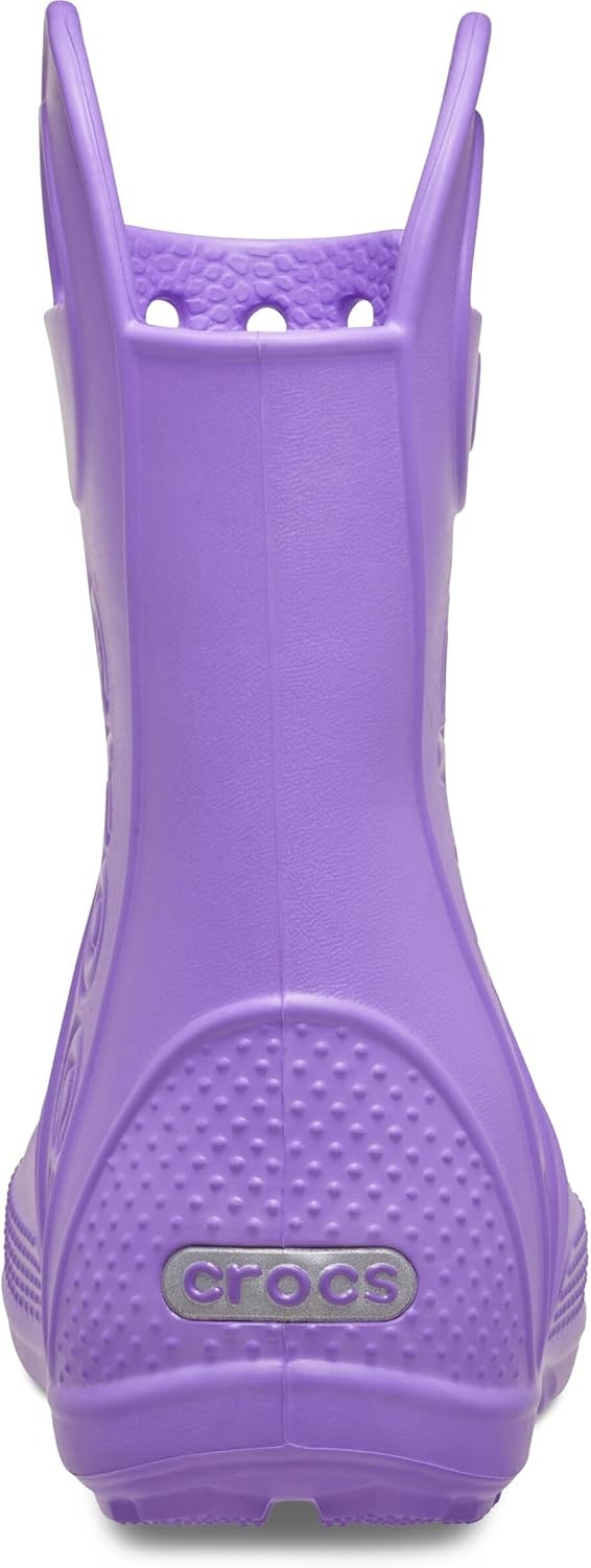 image:imageCrocs Kids Handle It Rain Boots Waterproof Slip On Shoes Kids Rain BootsPurple Pulse