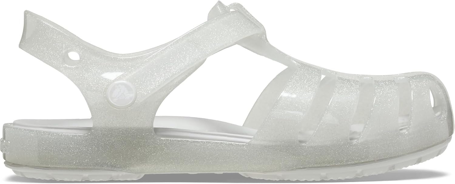 image:imageCrocs Kids Isabella Fisherman SandalSilver Glitter