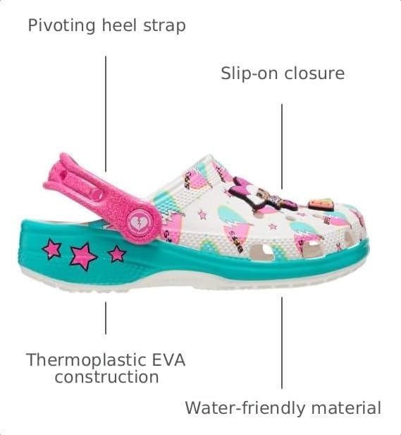 image:imageCrocs Kids LOL Surprise Diva Classic ClogsWhite