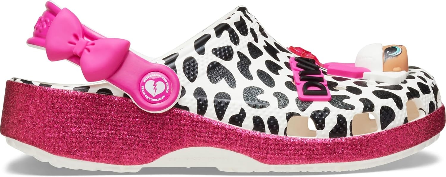 image:imageCrocs Kids Lol Surprise Diva Classic ClogsBlackWhite