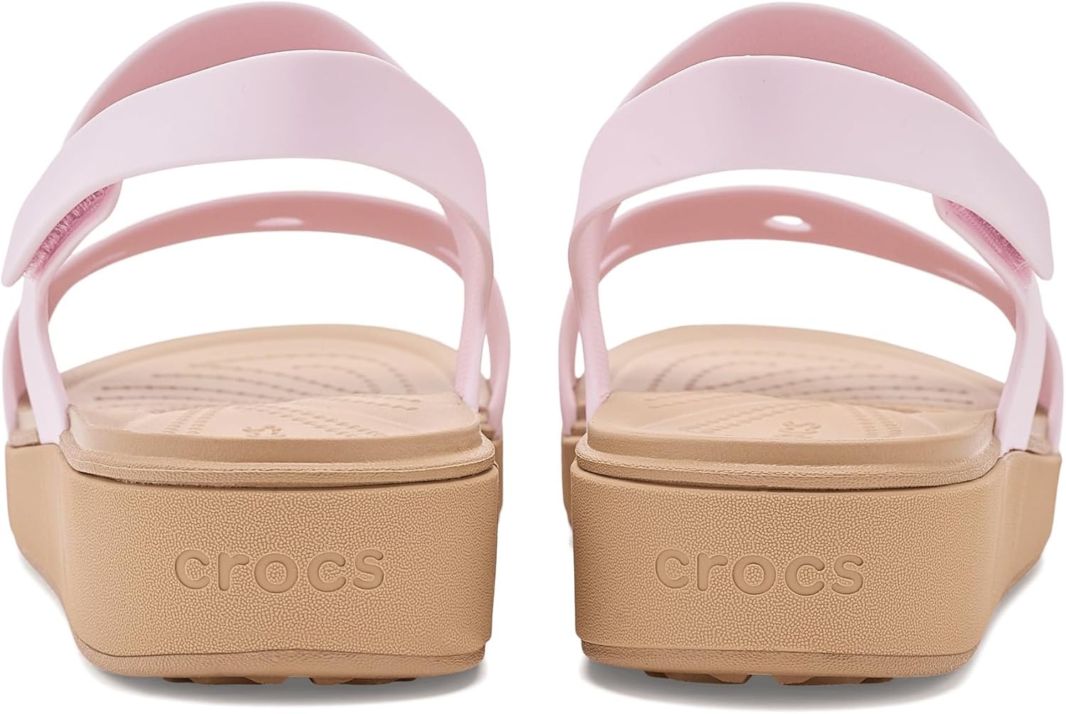 image:imageCrocs Kids Unisex Brooklyn Sandals Little KidBig KidPink MilkCashew