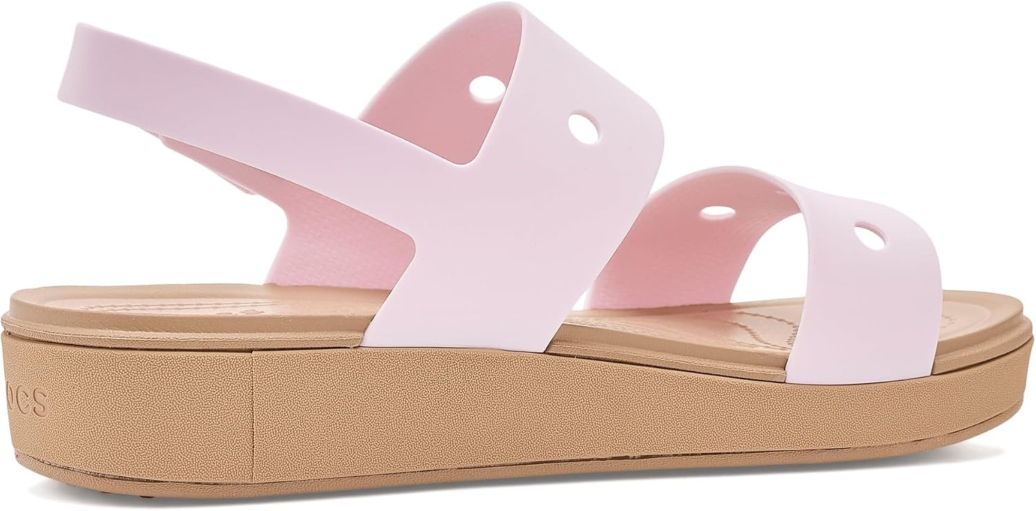 image:imageCrocs Kids Unisex Brooklyn Sandals Little KidBig KidPink MilkCashew