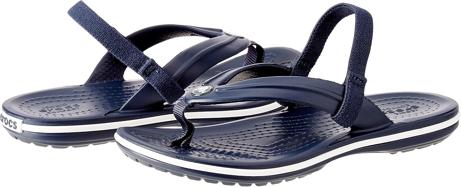 image:imageCrocs Kids Unisex Crocband Flip GS ShoesNavyNavy