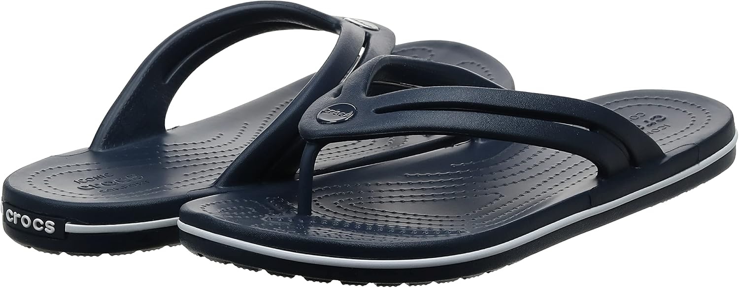 image:imageCrocs Kids Unisex Crocband Flip GS ShoesNavyNavy