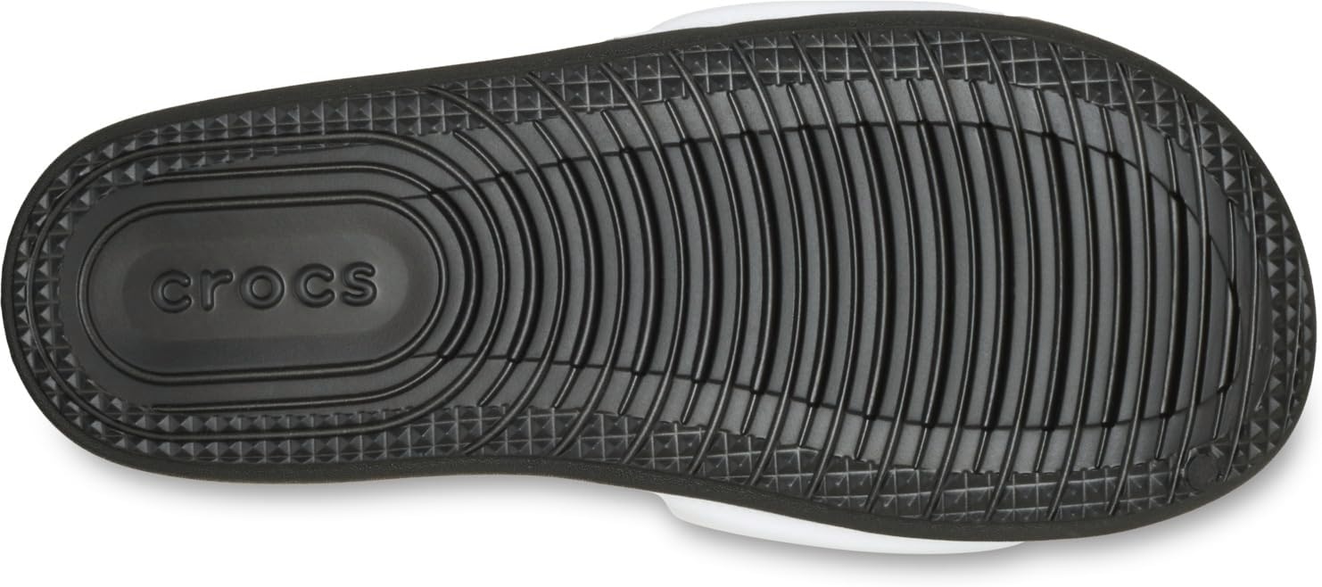 image:imageCrocs Mens All Day Slide Lightweight SlipOn SandalsBlack White