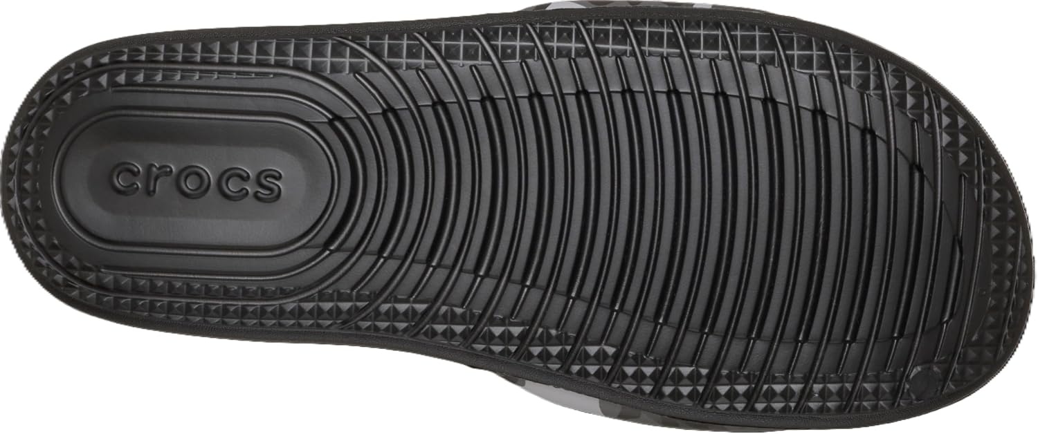 image:imageCrocs Mens All Day Slide Lightweight SlipOn SandalsCamouflage BlackGrey