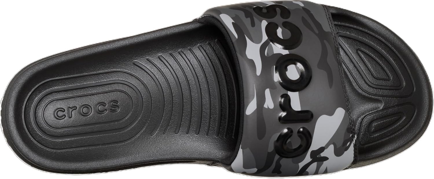 image:imageCrocs Mens All Day Slide Lightweight SlipOn SandalsCamouflage BlackGrey