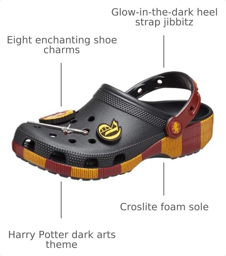 image:imageCrocs Mens Classic Harry Potter ClogsGryffindorRed Multi