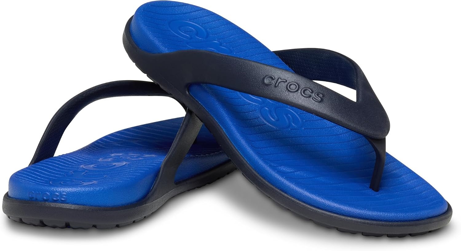 image:imageCrocs Mens Coast Flip Flops Sandals for MenBlue BoltDeep Navy