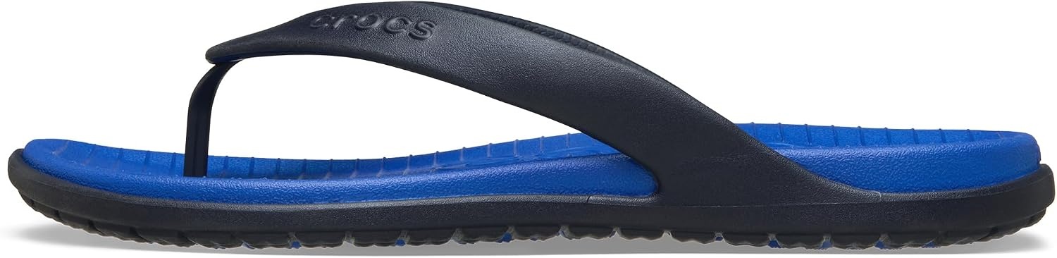 image:imageCrocs Mens Coast Flip Flops Sandals for MenBlue BoltDeep Navy