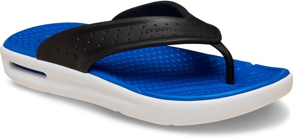 image:imageCrocs Mens InMotion Flip Flop SandalsBlack Blue Bolt