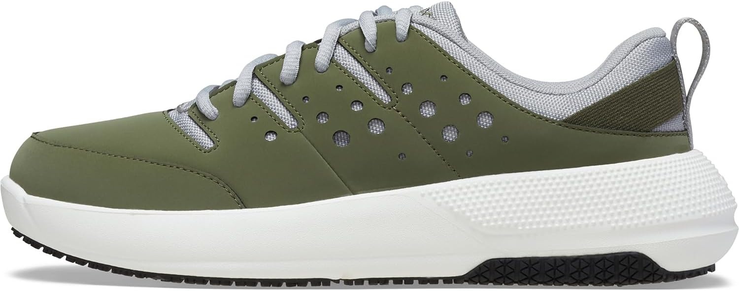image:imageCrocs Mens On The Clock Work SneakersArmy GreenMulti