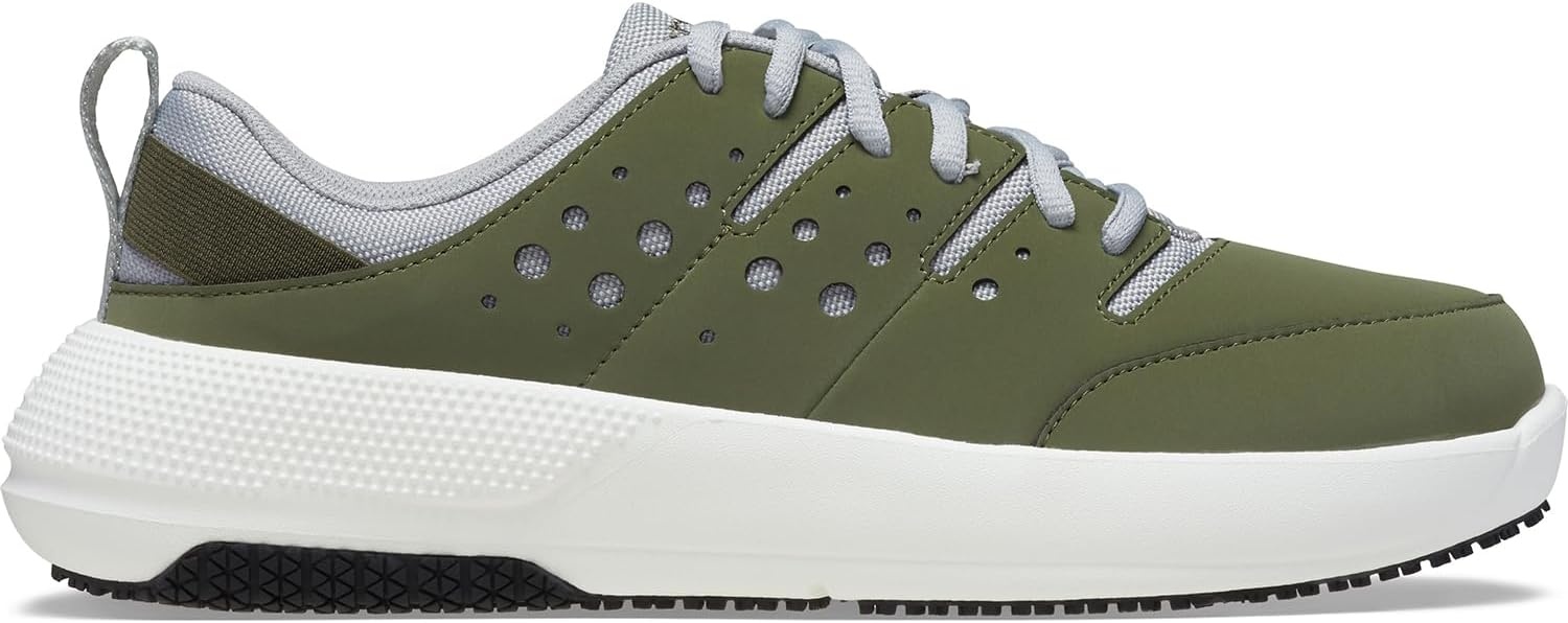 image:imageCrocs Mens On The Clock Work SneakersArmy GreenMulti
