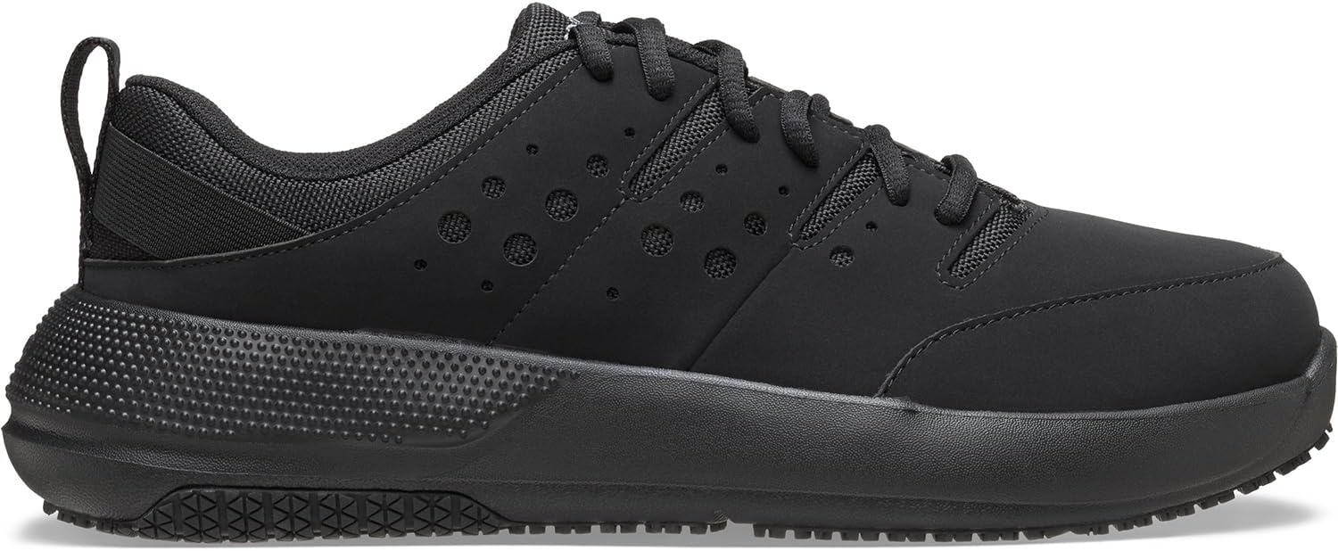 image:imageCrocs Mens On The Clock Work SneakersBlackBlackBlack