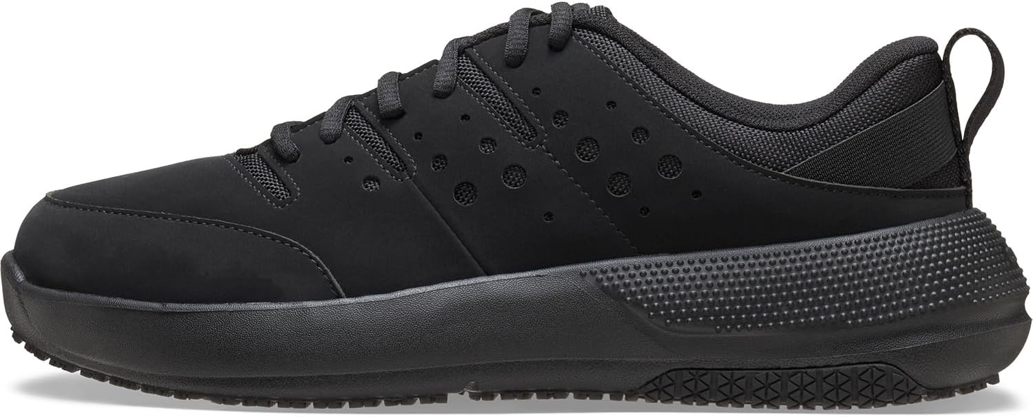image:imageCrocs Mens On The Clock Work SneakersBlackBlackBlack