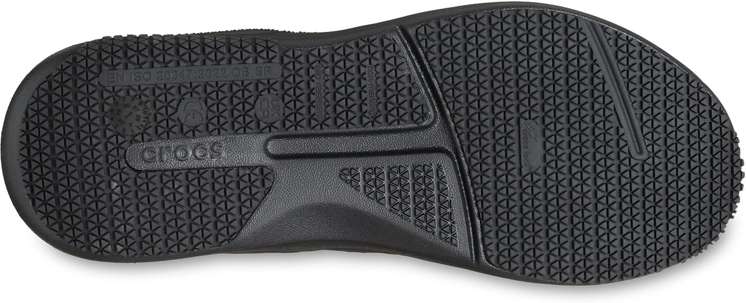 image:imageCrocs Mens On The Clock Work SneakersBlackBlackBlack