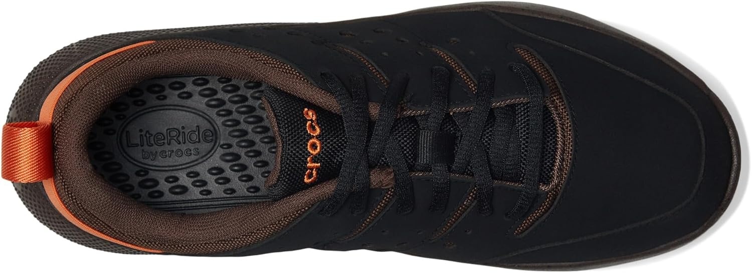 image:imageCrocs Mens On The Clock Work SneakersBlackCoffee