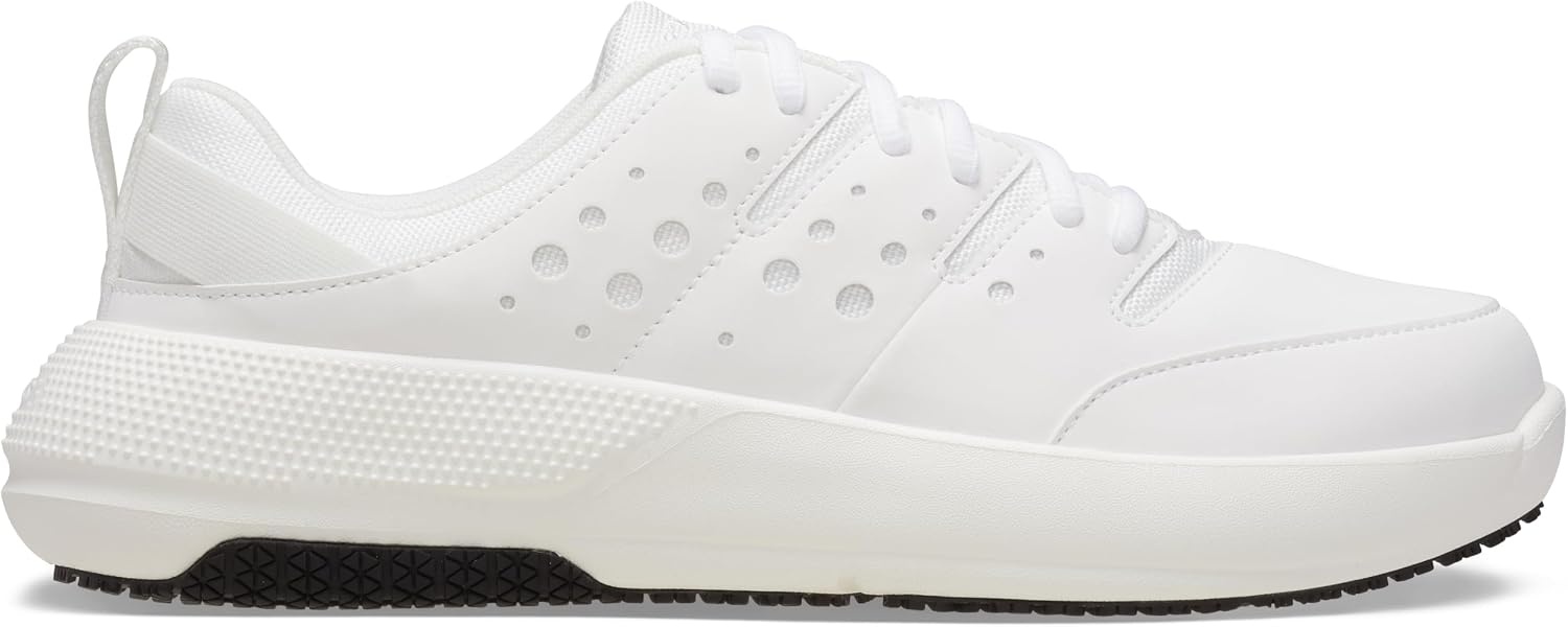 image:imageCrocs Mens On The Clock Work SneakersWhiteWhite