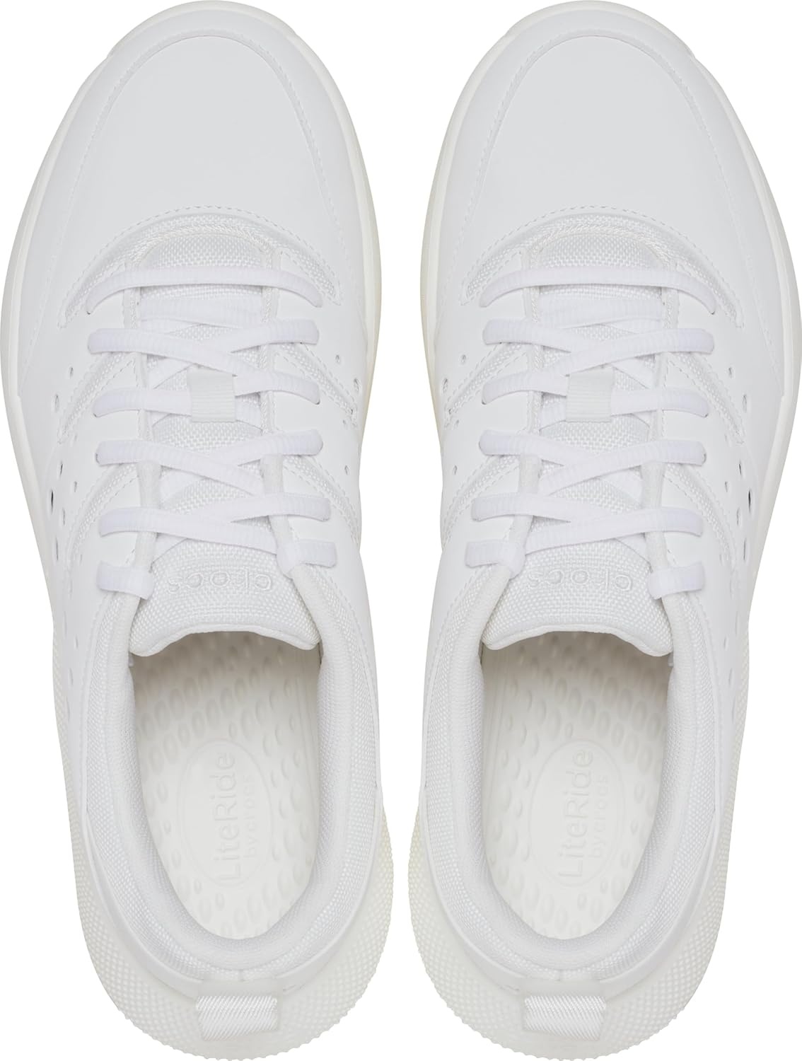 image:imageCrocs Mens On The Clock Work SneakersWhiteWhite