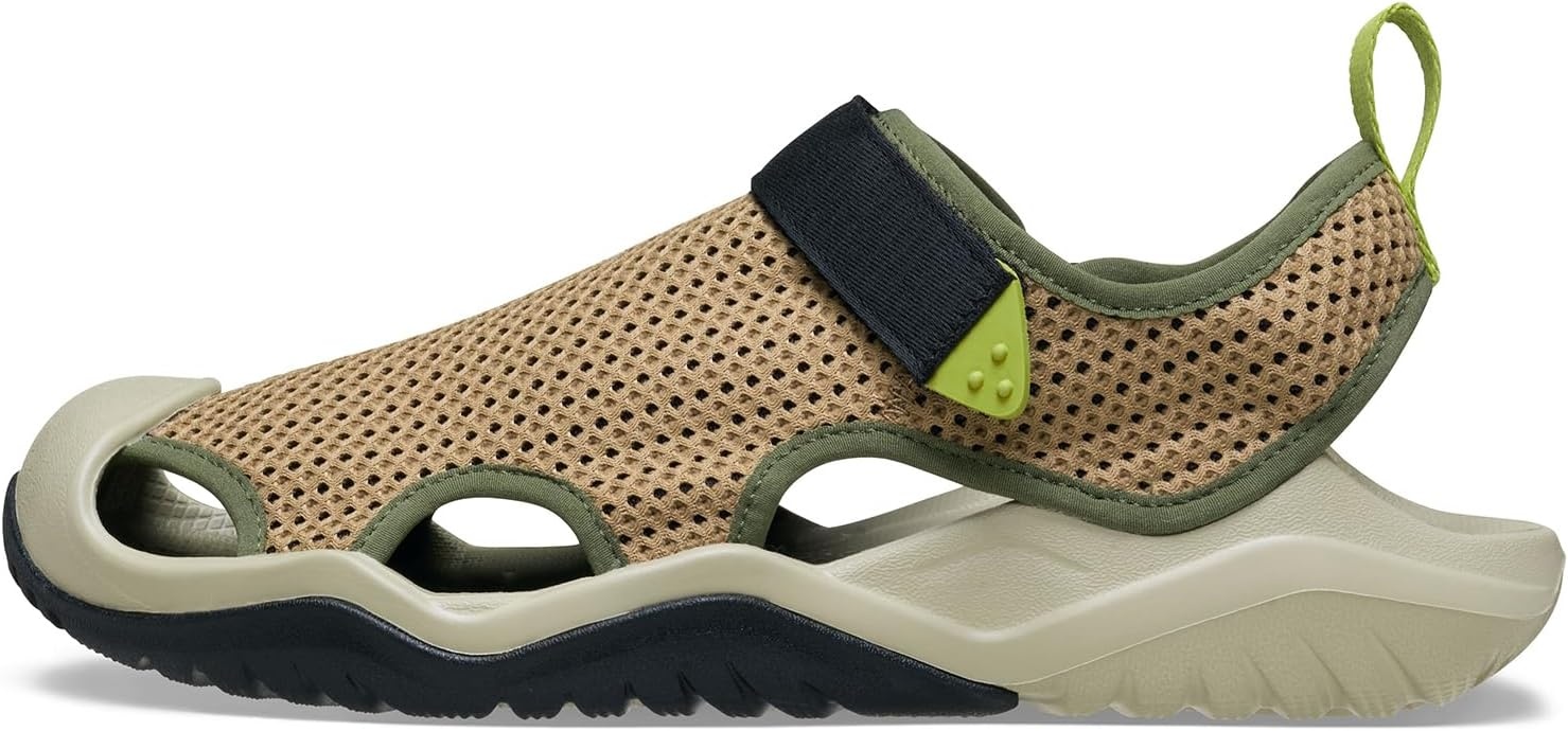 image:imageCrocs Mens Swiftwater Mesh Deck SandalsSepia
