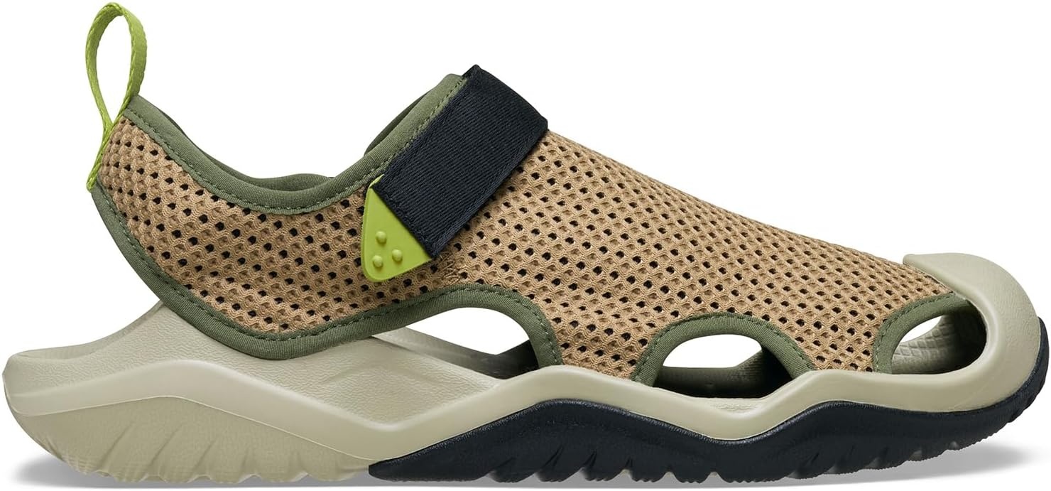 image:imageCrocs Mens Swiftwater Mesh Deck SandalsSepia