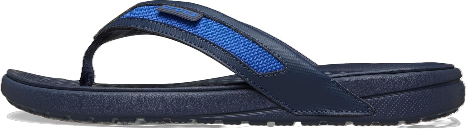 image:imageCrocs Mens Yukon Sport LR Lightweight Flip Flop SandalsBlue BoltNavy