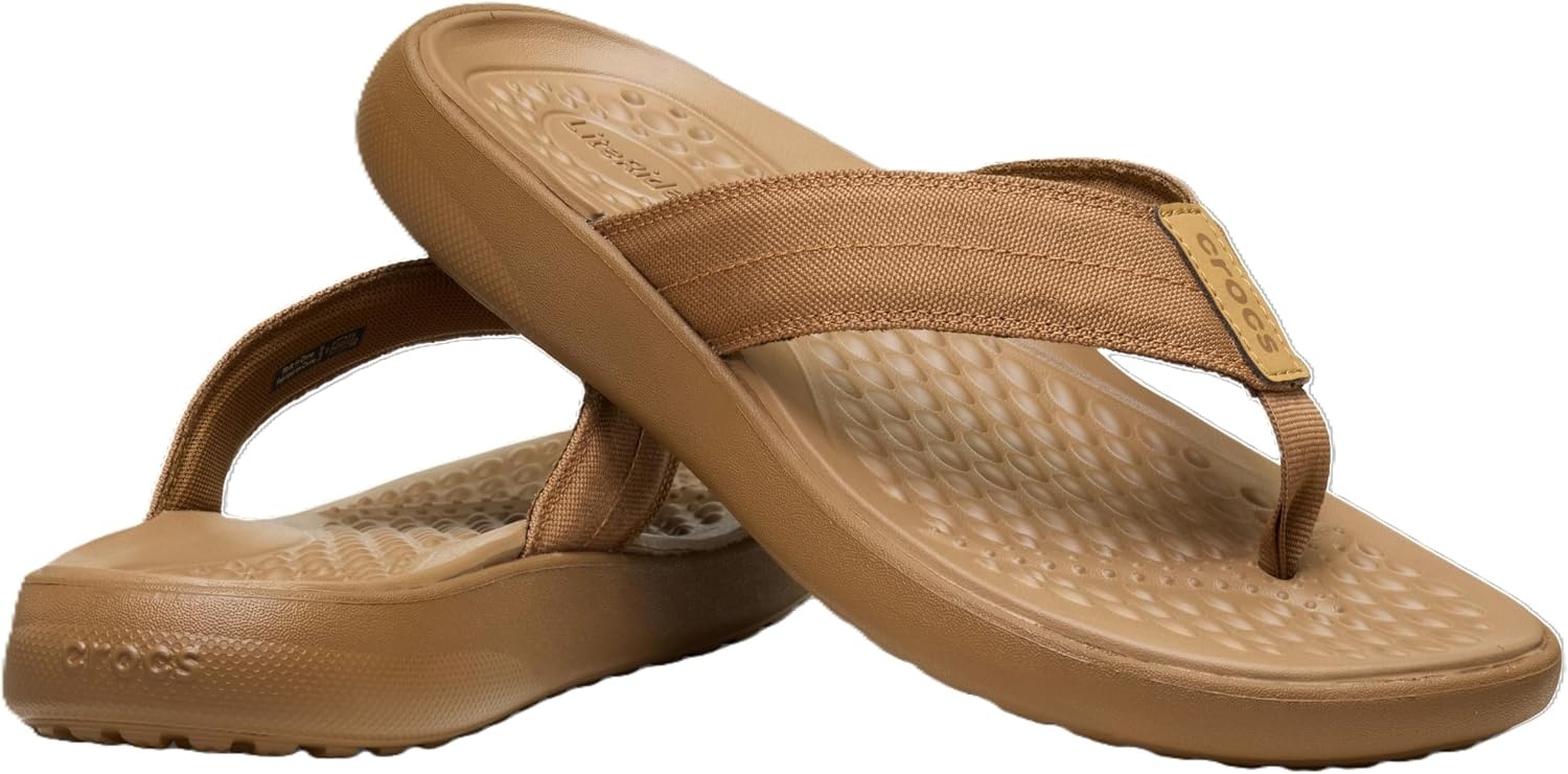 image:imageCrocs Mens Yukon Vista II Flip Flops SandalsHazelnut
