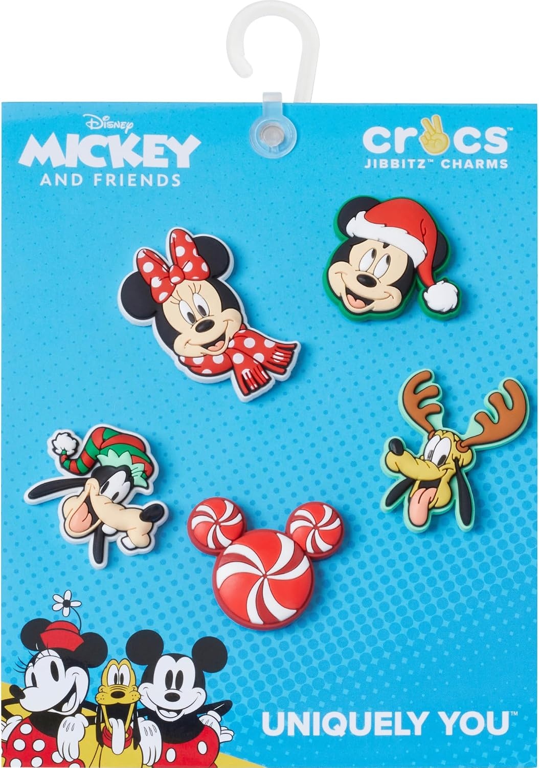 image:imageCrocs Mens and Womens Jibbitz Ornament Pack Shoe Charms Jibbitz for CrocsDisney Holiday