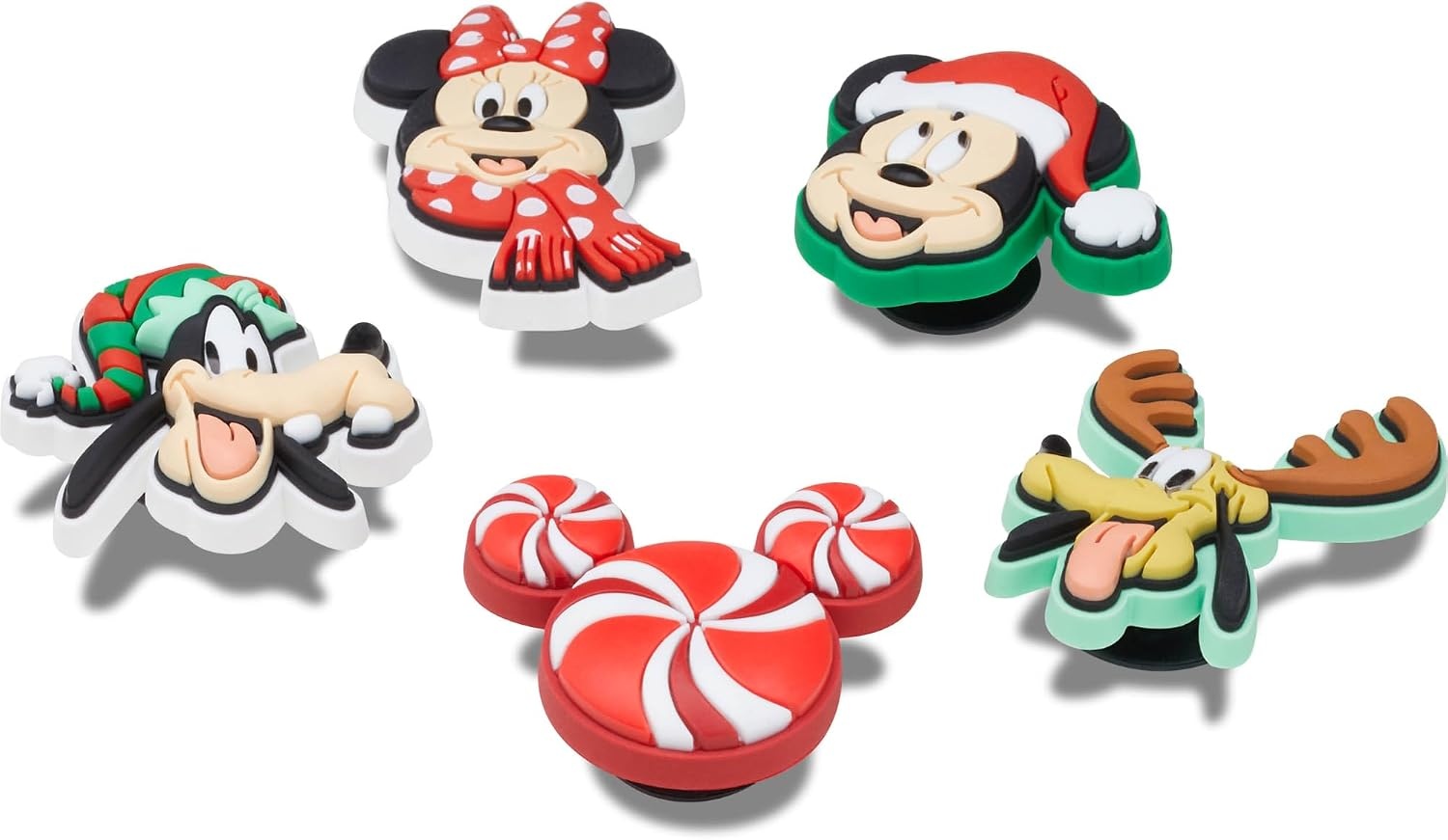 image:imageCrocs Mens and Womens Jibbitz Ornament Pack Shoe Charms Jibbitz for CrocsDisney Holiday