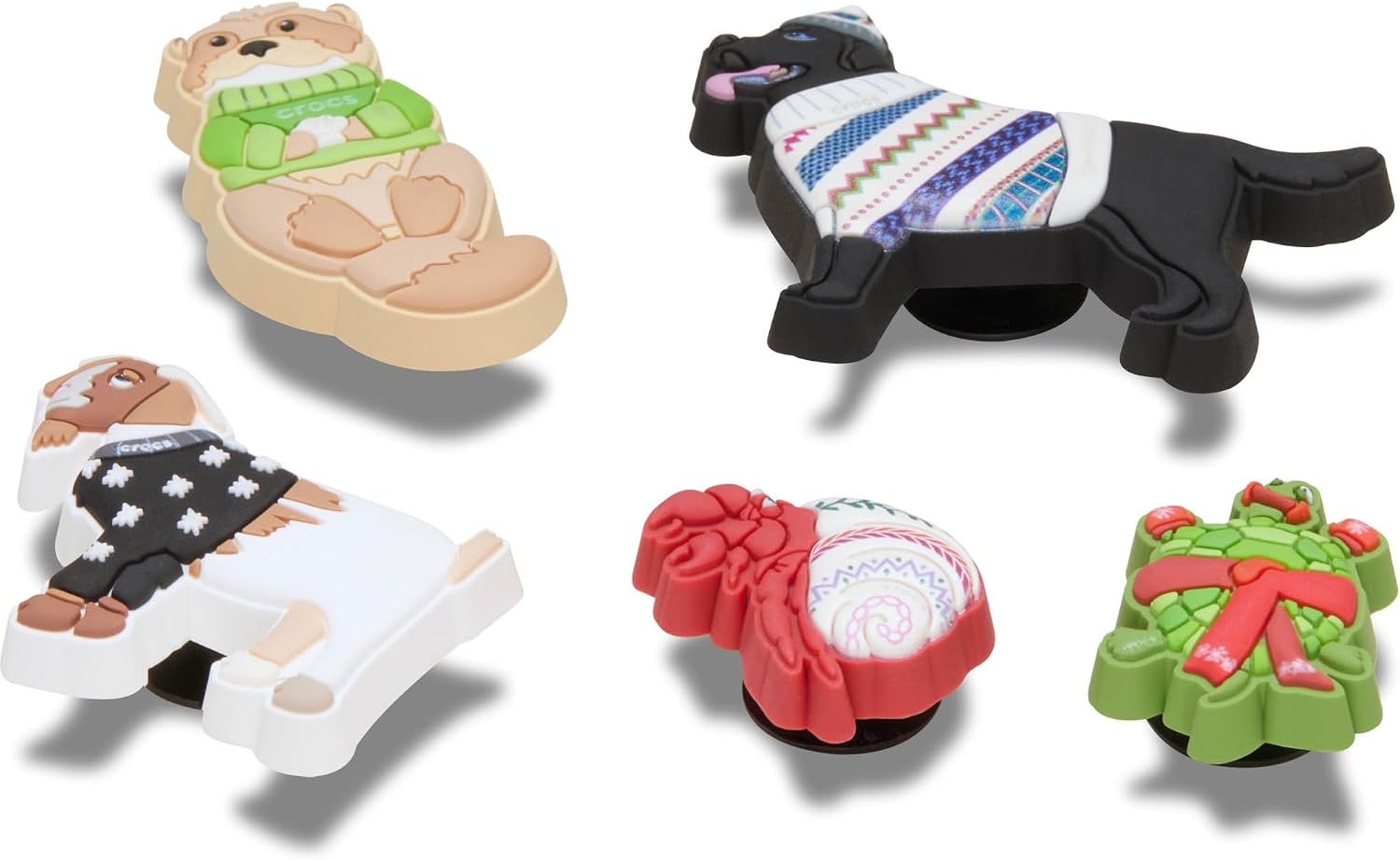 image:imageCrocs Mens and Womens Jibbitz Ornament Pack Shoe Charms Jibbitz for CrocsFestive Animals