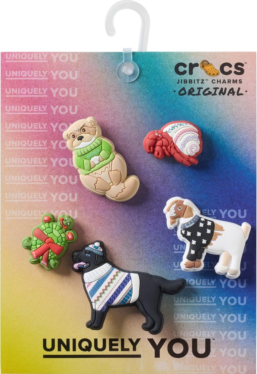 image:imageCrocs Mens and Womens Jibbitz Ornament Pack Shoe Charms Jibbitz for CrocsFestive Animals