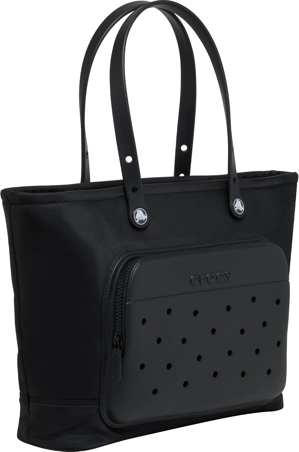 image:imageCrocs Nylon Tote Bag Personalize with Jibbitz CharmsBlack