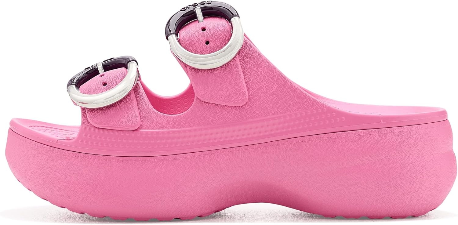 image:imageCrocs Saturday Buckle Platform SandalsPink Lemonade