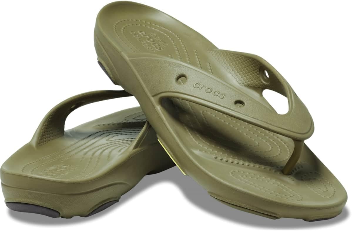 image:imageCrocs Unisex Adult AllTerrain Flip FlopsAloe