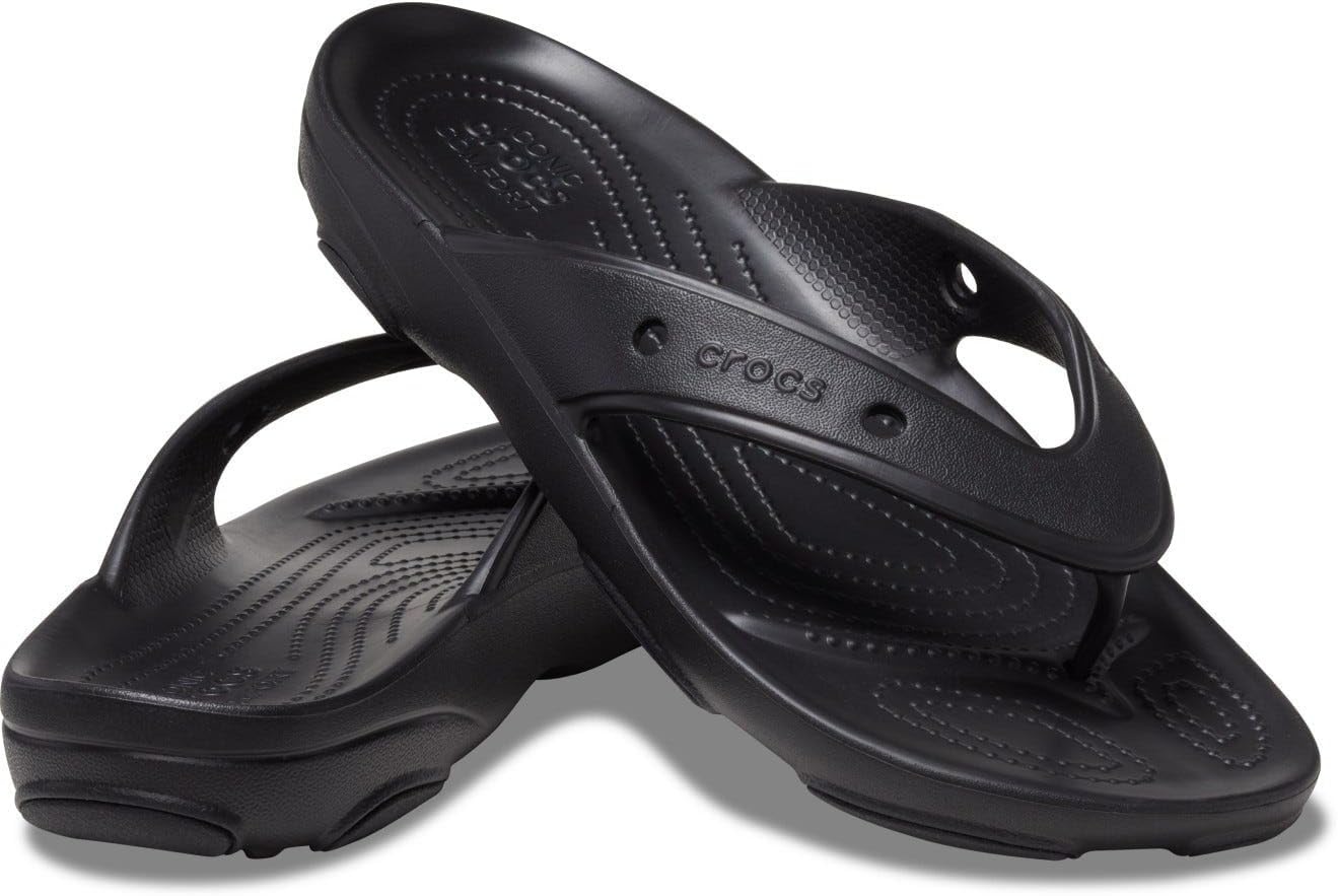 image:imageCrocs Unisex Adult AllTerrain Flip FlopsBlack