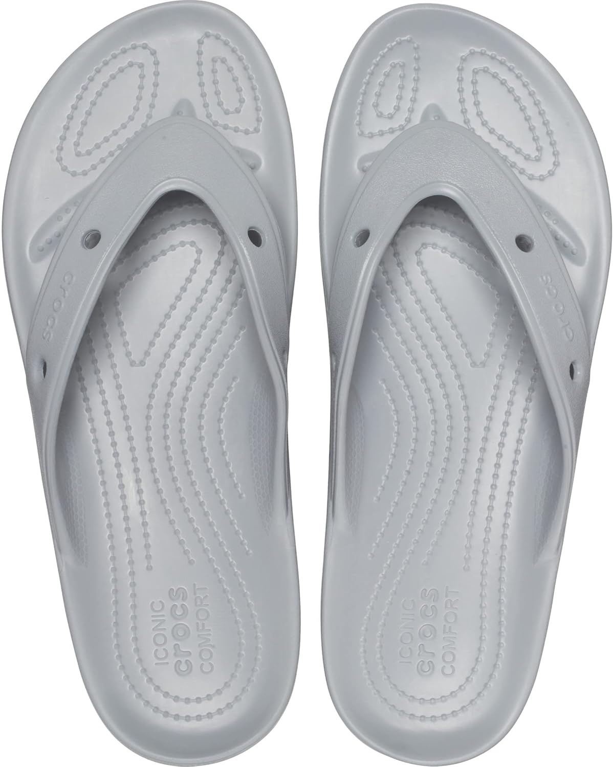 image:imageCrocs Unisex Adult AllTerrain Flip FlopsLight Grey