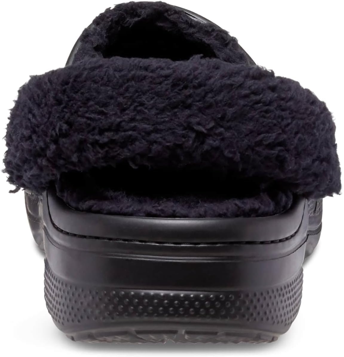 image:imageCrocs Unisex Adult Baya Lined Fuzz Strap ClogsBlackBlack