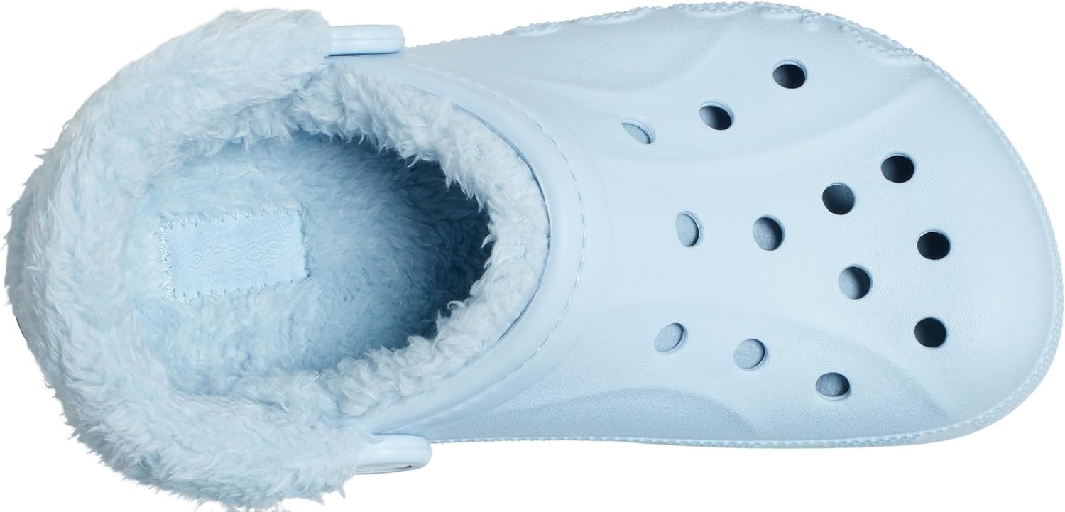 image:imageCrocs Unisex Adult Baya Lined Fuzz Strap ClogsMineral Blue