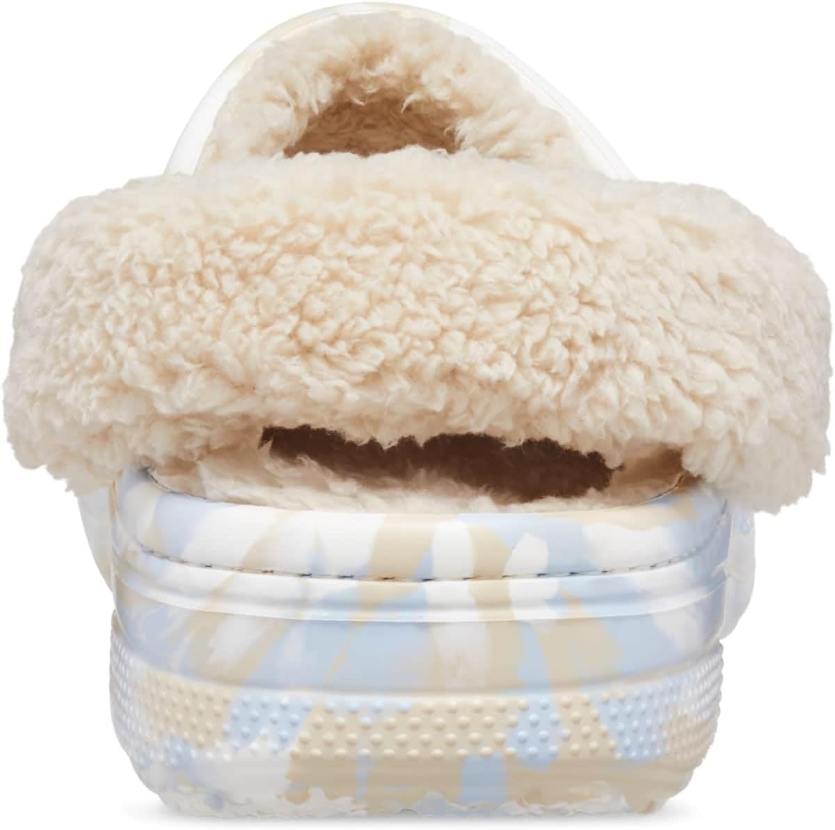 image:imageCrocs Unisex Adult Baya Lined Fuzz Strap ClogsWhiteMulticolor