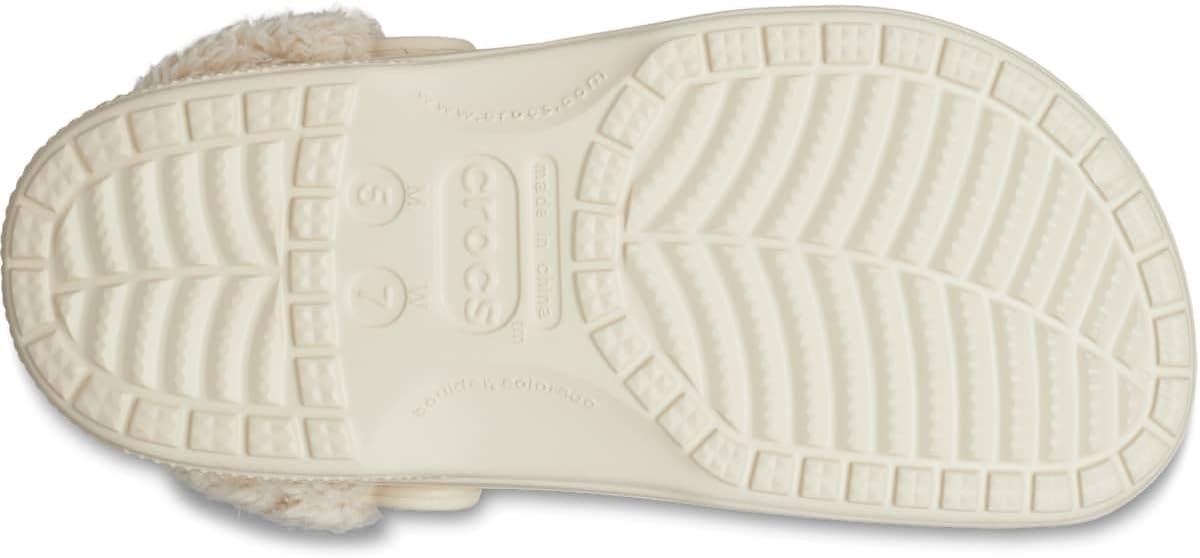 image:imageCrocs Unisex Adult Baya Lined Fuzz Strap ClogsWinter White