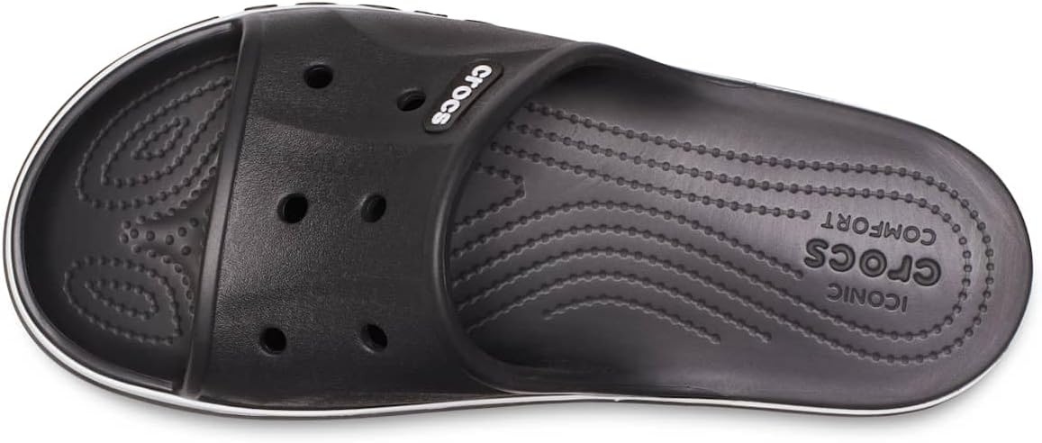 image:imageCrocs Unisex Adult Bayaband Slide SandalsBlackWhite