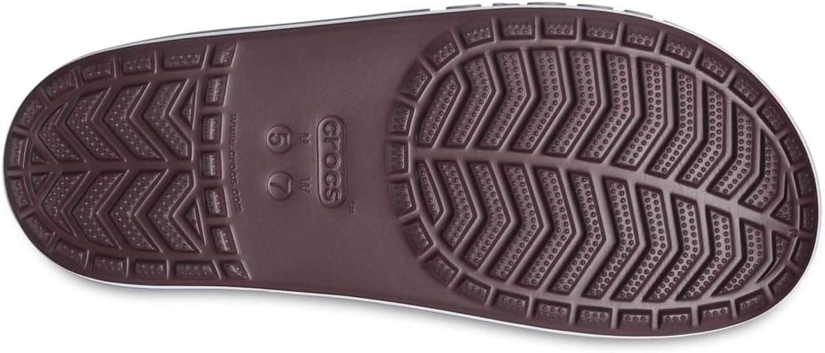 image:imageCrocs Unisex Adult Bayaband Slide SandalsBurgundy
