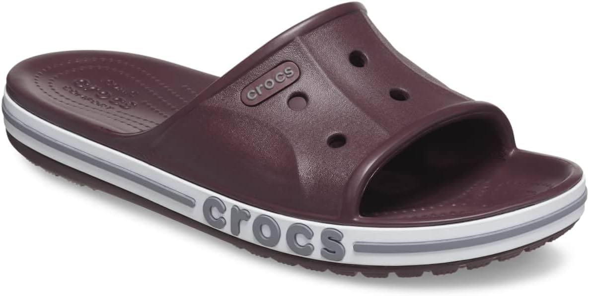 image:imageCrocs Unisex Adult Bayaband Slide SandalsBurgundy